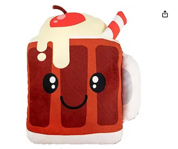 Scentco Smillows - Gourmet Scented Stuffed Plush Pillows (Root Beer) - Accent, Throw, Decorative Pillows - Kids Room Decor, Gift for Kids